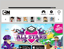 Tablet Screenshot of m.cartoonnetworkla.com